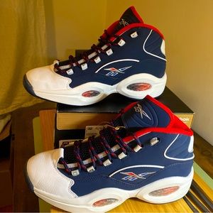 BRAND NEW Size 10- Reebok Question Mid USA Basketball Sneakers MSRP $150!!